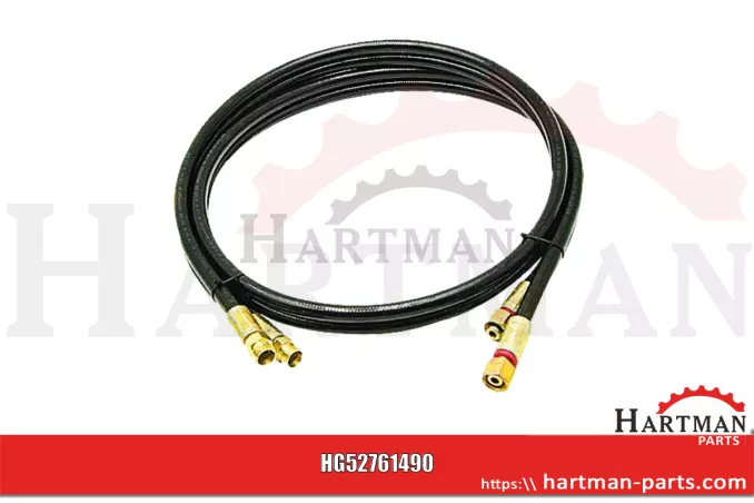 Wąż hydrauliczny podwójny NW 10 x 2200 61490, 151511