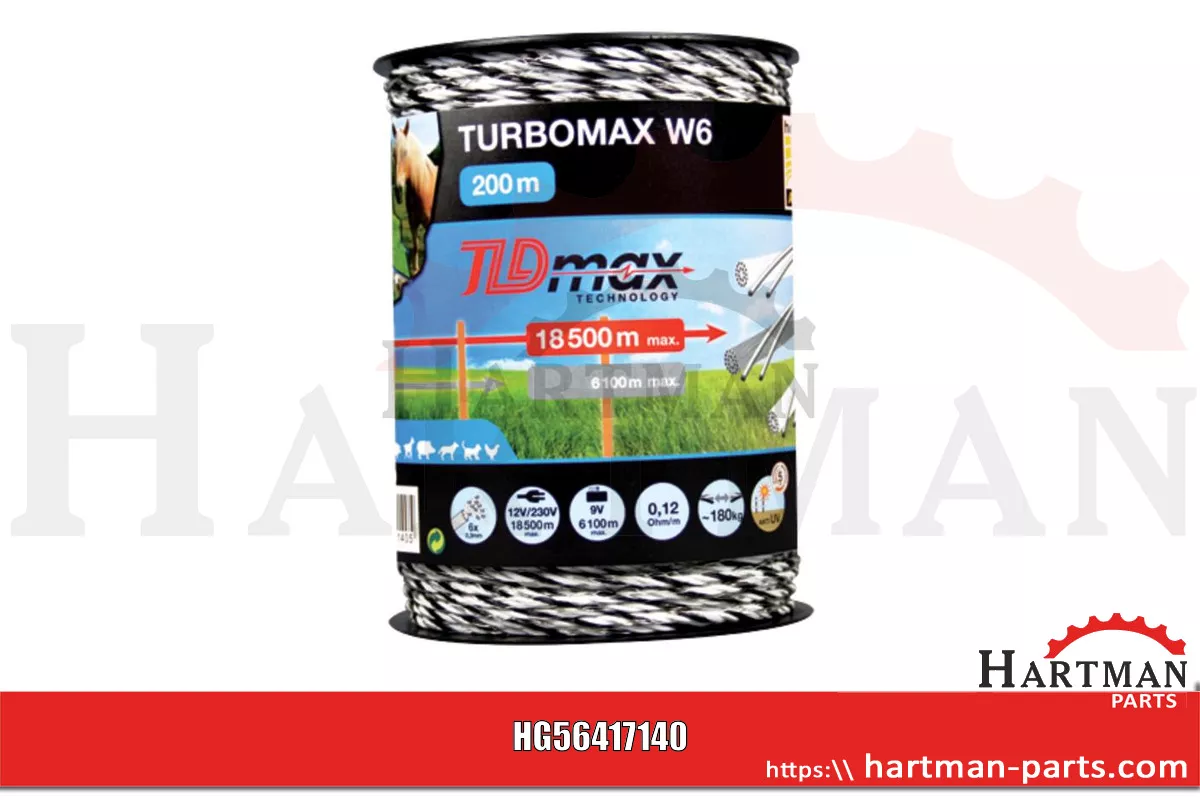 Przewód pleciony TURBOMAX W6 17140