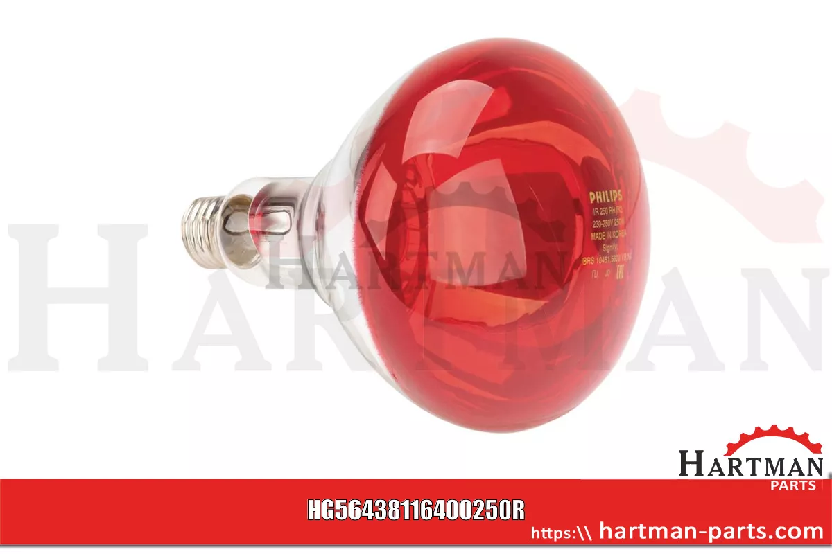 Lampa na podczerwień 250 W Rot