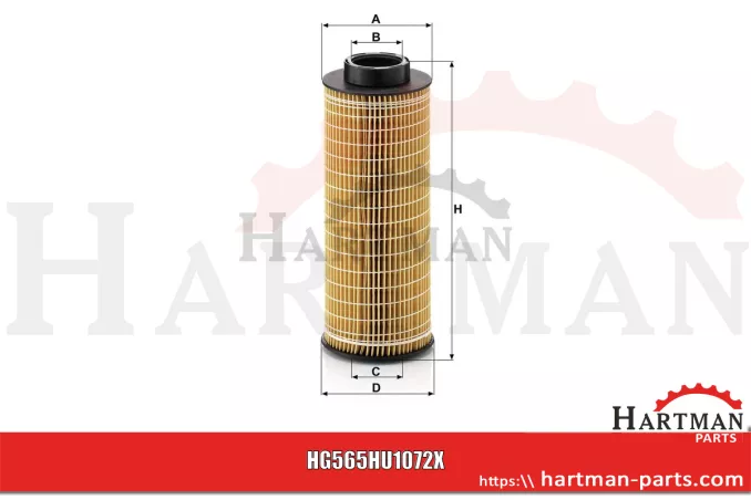 Filtr oleju silnikowego HU 1072 X