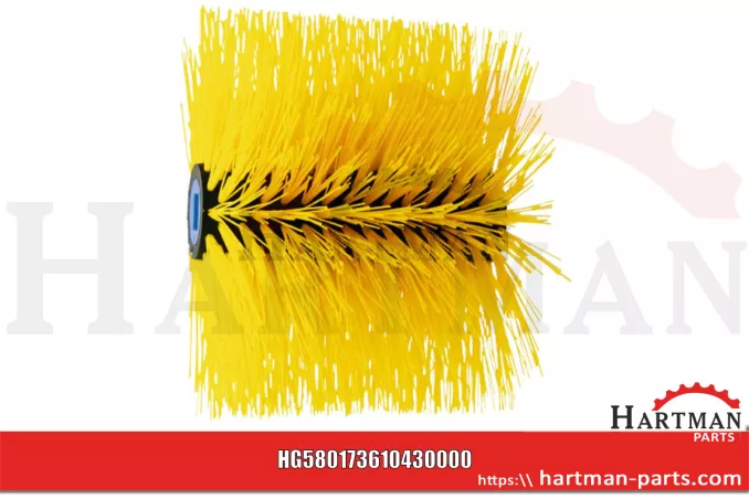 Wałek czyszczący długość - 410 mm korpus z tworzywa, z żółtym, wysokow