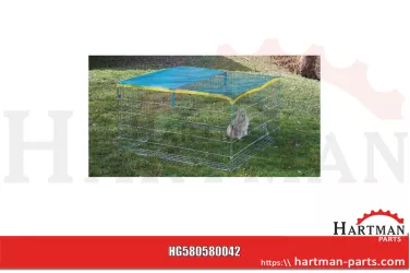 Kojec dla małych zwierząt z zabezpieczeniem
