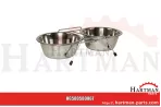 Stojak z miskami 2x 450 ml