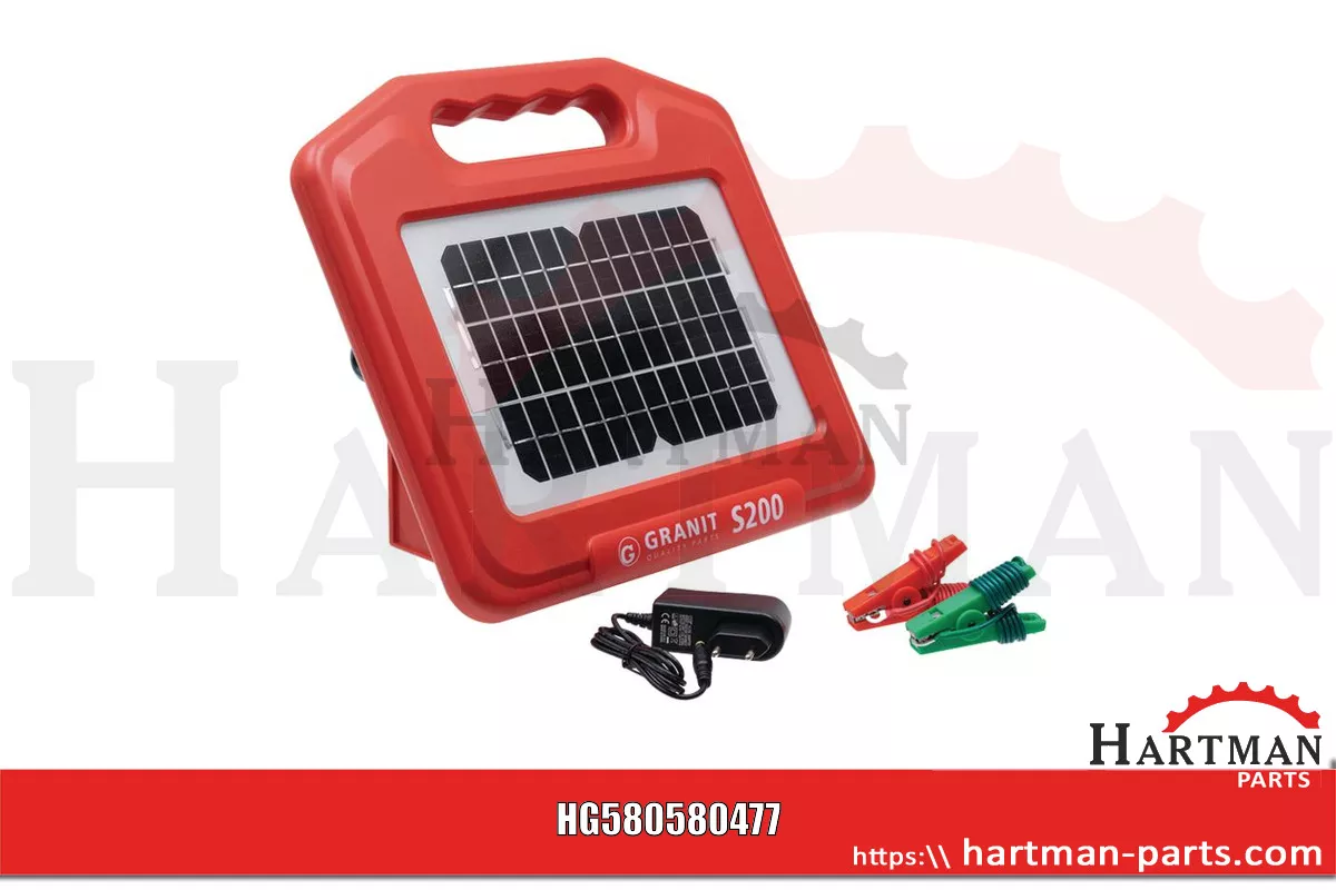 Solarny elektryzator pastwiskowy 200 w zestawie akumulator