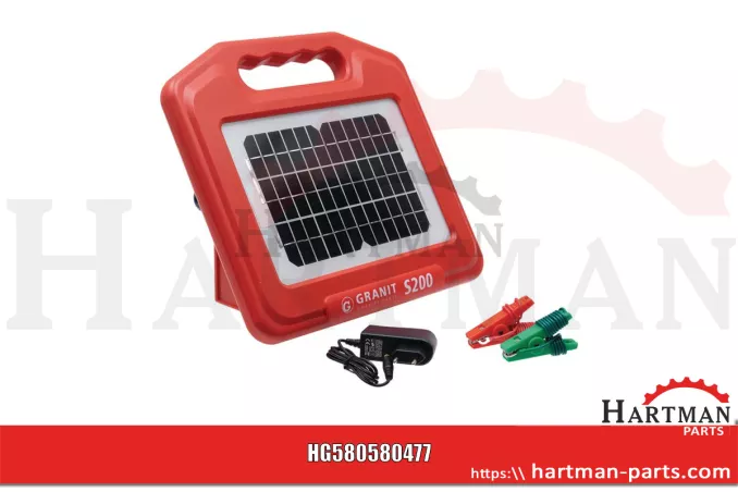 Solarny elektryzator pastwiskowy 200 w zestawie akumulator