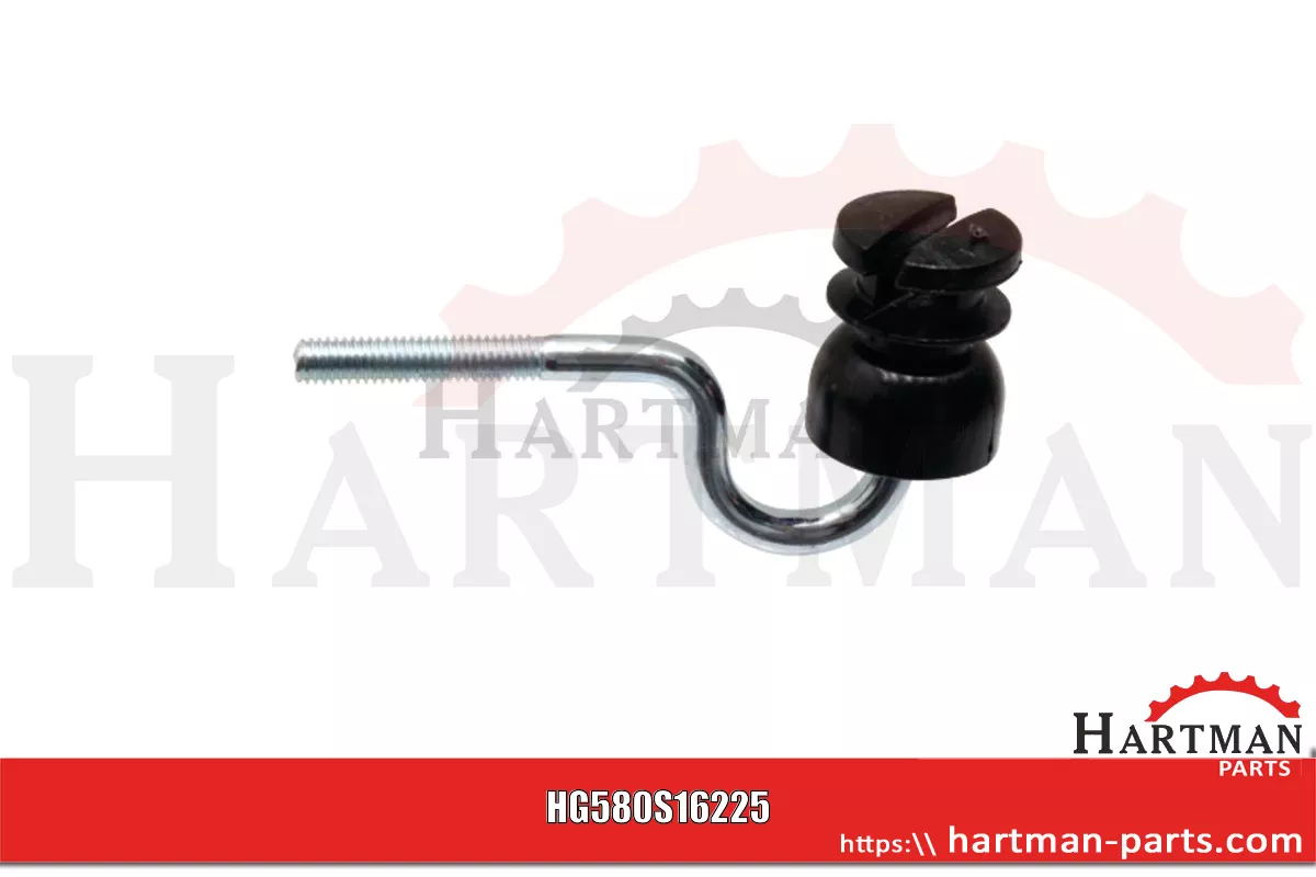 Izolator oczkowy M6 x 30 mm