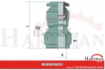Złącze proste nakręcane, 03060707 wersja prosta