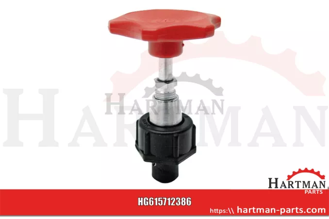 Mechanizm wrzecionowo-dźwigniowy do zaworu dławiącego 712386