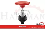 Mechanizm wrzecionowo-dźwigniowy do zaworu dławiącego 712386