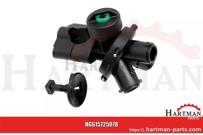 Uchwyt dyszy kpl. potrójny, Snap-fit, 3-pozycyjny 725078