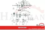 Pierścień zębaty, połowa żywica etenalowa czarny RG00039899, 00039899