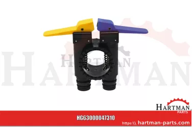 Kurek podwójny żółty/niebieski RG00047310, 00047310