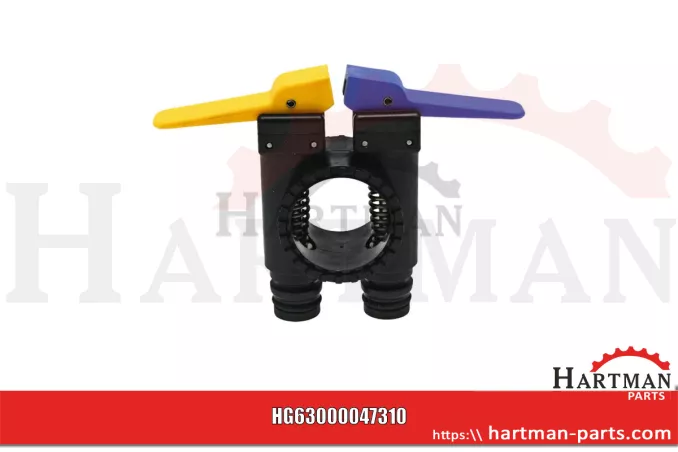 Kurek podwójny żółty/niebieski RG00047310, 00047310