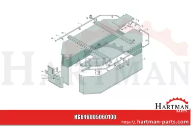 Plandeka zabezpieczająca kpl. MIBR-086-000