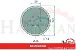 Talerz oporowy 00640058, 00+      640.058+0