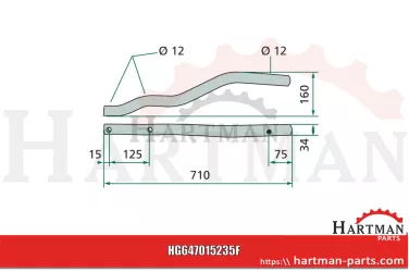Ramię palca prawe/lewe 015235