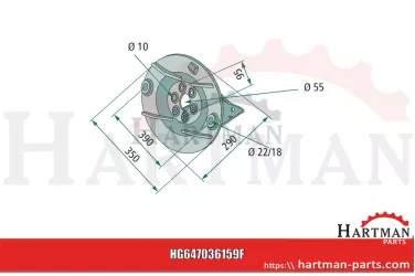 Tarcza tnąca 036159