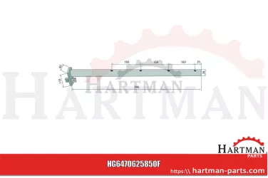 Ramię zgarniające 0625850