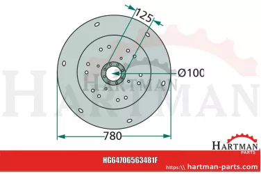 Talerz tnący 7006563481, 700061550, 06563481