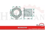 Łożysko ślizgowe z kołnierzem 7006567746