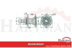 Piasta bębna z łożyskiem 6209 2RS C3 7006589630