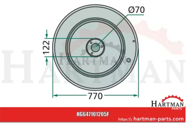 Talerze ślizgowe 475290, 101205, 478038
