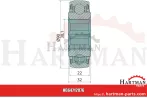 Łożysko zew.-Ø 90 mm gniazdo 6-kątne DC215929