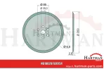 Talerz wysiewający gładki, Ø 350 x 2,5 mm FLE0154