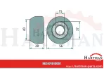Rolka jezdna 401901, 401910, 00401908, 00+ 401.908