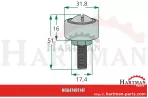 Rolka krzywkowa gwint Ø 9,3 mm 535922, 40714
