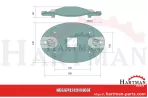 Tarcza tnąca 4124914400, 4-1249-1440-0