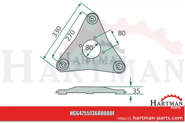 Tarcza tnąca 5513600080