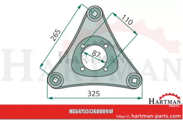 Tarcza tnąca 5513600094, KT5513600094
