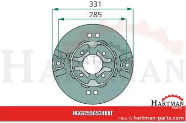 Tarcza tnąca 55653400, 55653300, KT55653400, 020 KT55653400