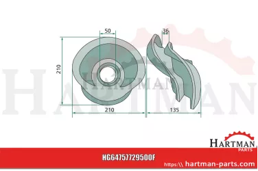 Tarcza krzywkowa 57729500