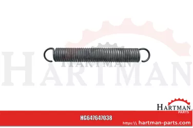 Sprężyna do noża, Ø wew. 14 mm, Ø zew. 19 mm, długość 145 mm 43317501