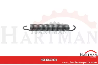 Sprężyna do noża, Ø wew. 12,5 mm, Ø zew. 20 mm, długość 154 mm 5043651