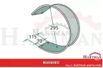 Osłona podbieracza bok blaszany 02-046759