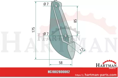 Redlica siewnika BPX0015A