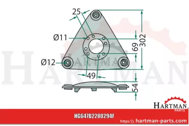 Tarcza tnąca B2280294, VNB2280294