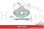 Tarcza tnąca VNB2280886, B2280886