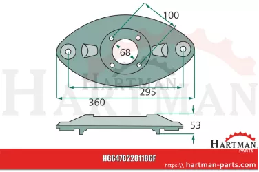Tarcza tnąca B2281186, VNB2281186