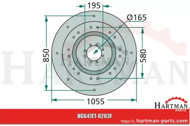 Talerz tnący Z1104570, VGET0203K0