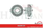 Koło stożkowe 23 zęby Z1100750, VGMT337, MT-337