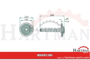 Piasta Z1500030, VGRT246