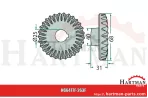 Koło zębate Z1016770, VGTF263, TF263