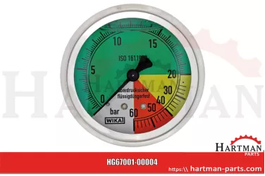 Manometr 0-60 bar