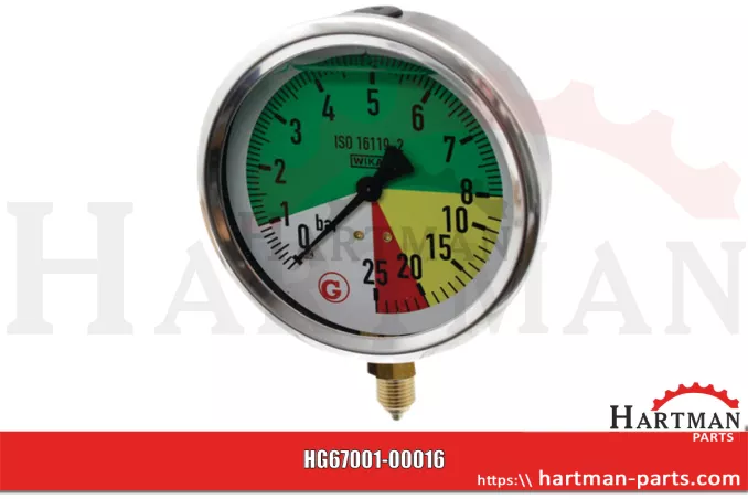 Manometr 0-25 bar
