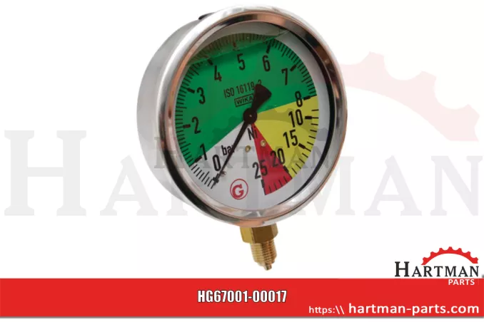 Manometr 0-25 bar
