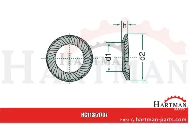 Nutmutter M55 x 2 80205519, EPE80205519